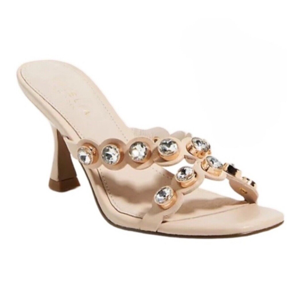 Cecelia New York Venzy Slip On Heels In Nude Sz 6 New W/O Tag